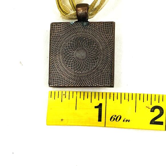 Sheep Incognito Necklace Art Pendant Yarn Wool Knit C Togel OG Custom Glass Farm - Picture 8 of 10